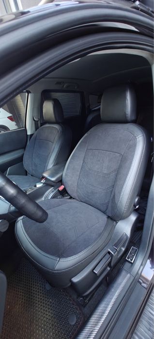 Чохли з екошкіри з алькантарою OctaviaA7 Passat B8 універсал