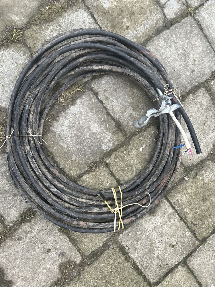 Силовий кабель мідний 4 дроти 30 метрів