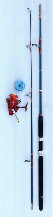 Zestaw wędkarski retro GERMINA Standart plus Rex 64 Made in DDR
