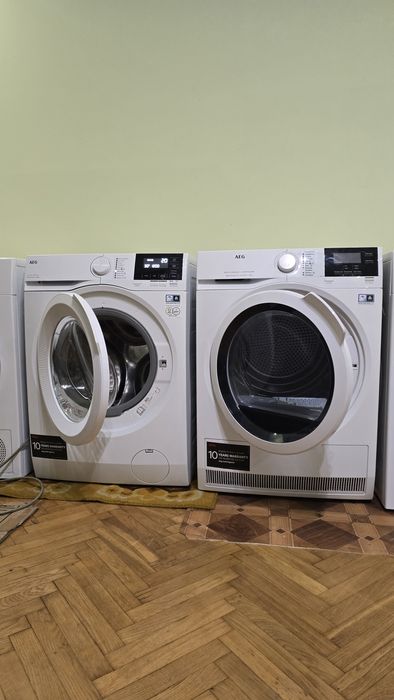 Набір AEG 2023 року: пральна машина + сушильна машина • Стан ідеальний