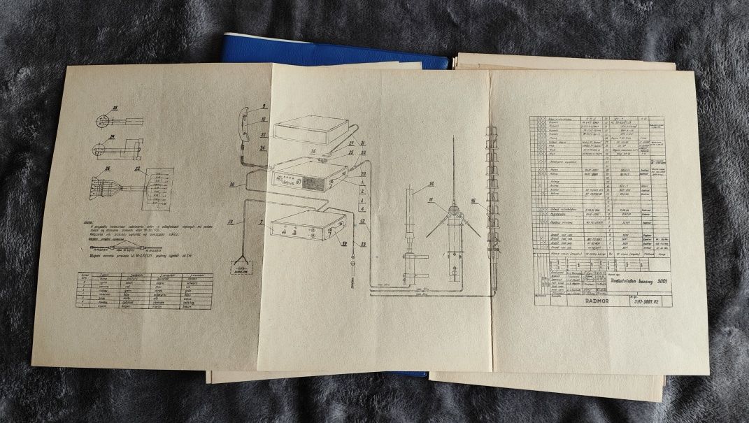 Unitra radiotelefon 3001-40 instrukcja techniczna