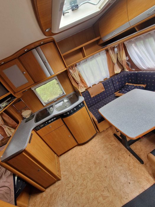 Dethleffs 460 Mover Prysznic Frans Bed Przedsionek