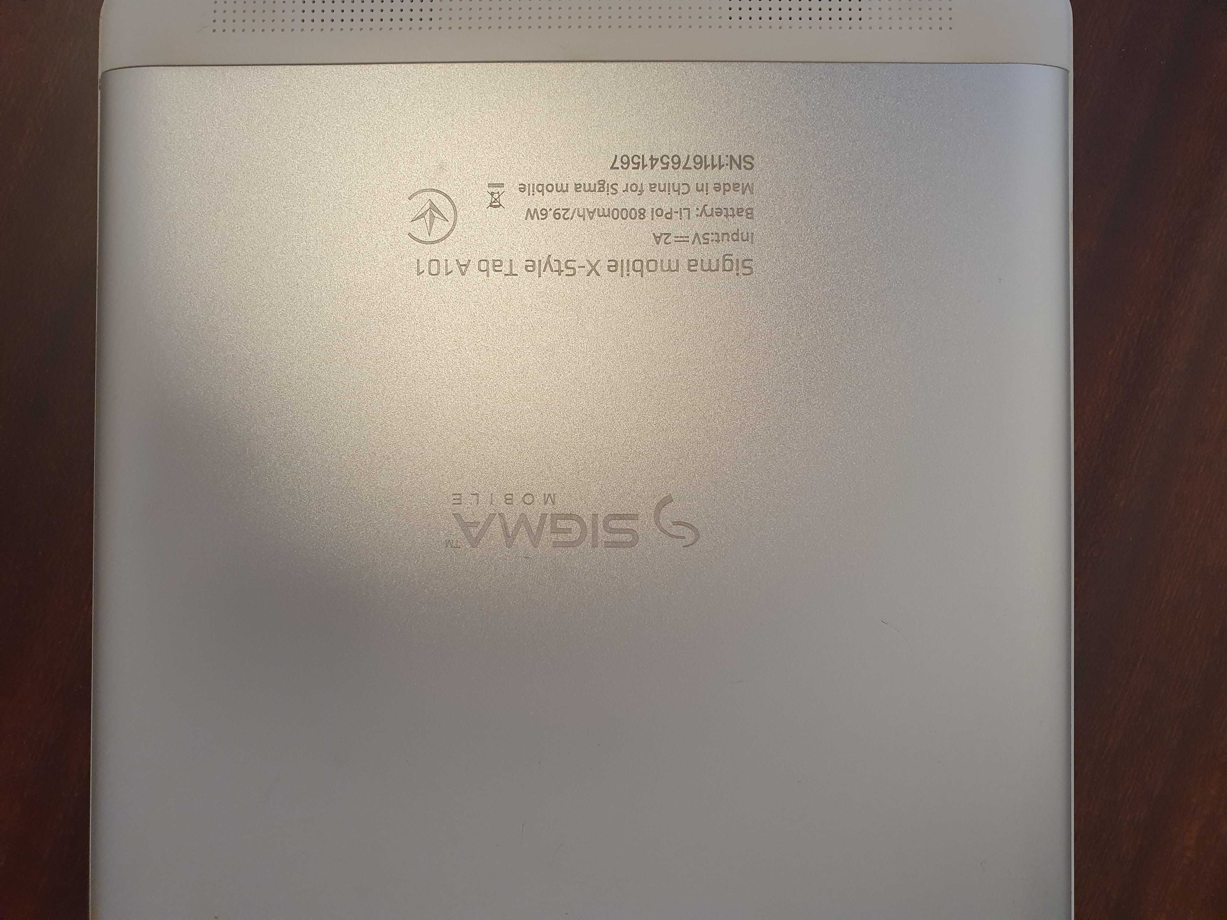 планшет-телефон SIGMA X-Style Tab A101 (экран 10,1 дюйма, 2 сим карты)