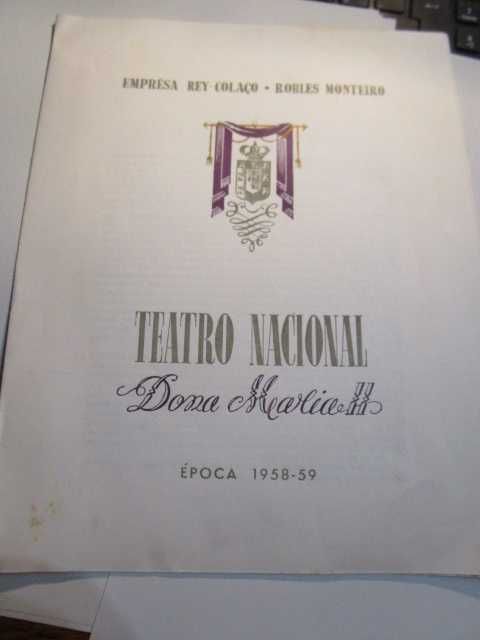 programa antigo teatro Dona Maria II O processo de Jesus