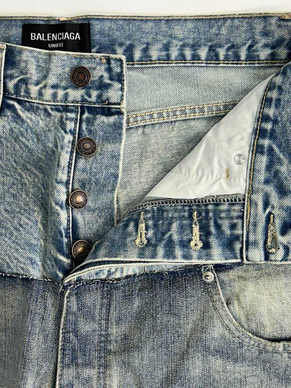 Джинси Balenciaga Cargo faded baggy opium archive синие джинсы M