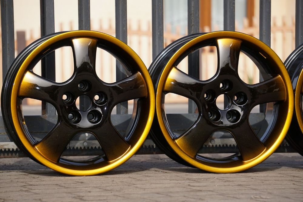 Alufelgi OZ Racing 5x112 8Jx17" et35 cb66,6mm czarne i gold candy!