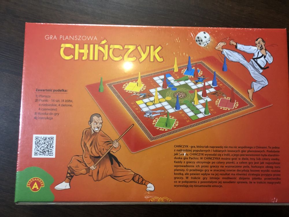 Gra planszowa chińczyk 48tknz