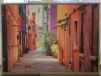 Obraz uliczka w Burano we Włoszech