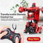Zdalnie Sterowany Samochód-Robot 2w1  Transformująca Zabawa
