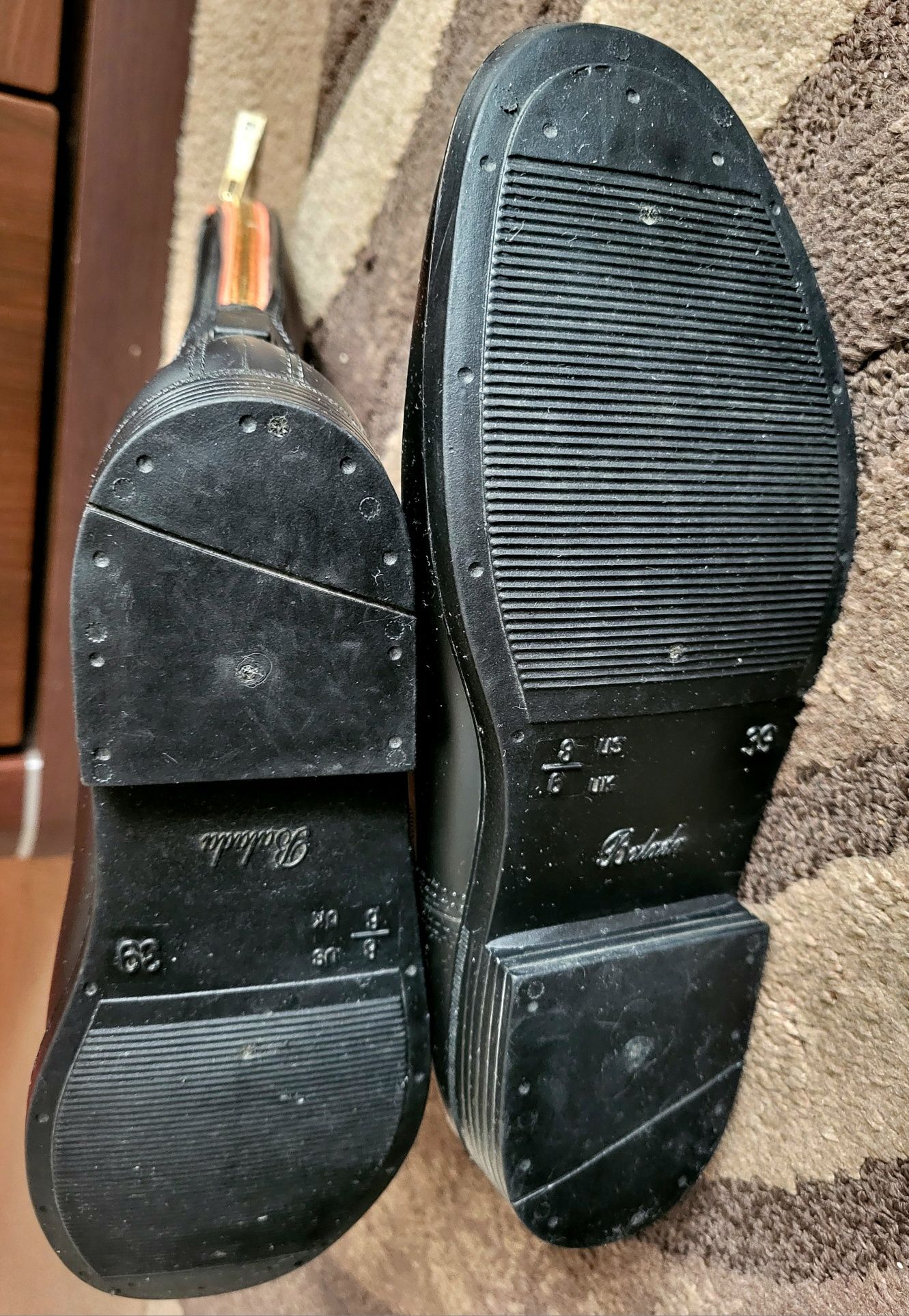 Buty oficerki jeździeckie