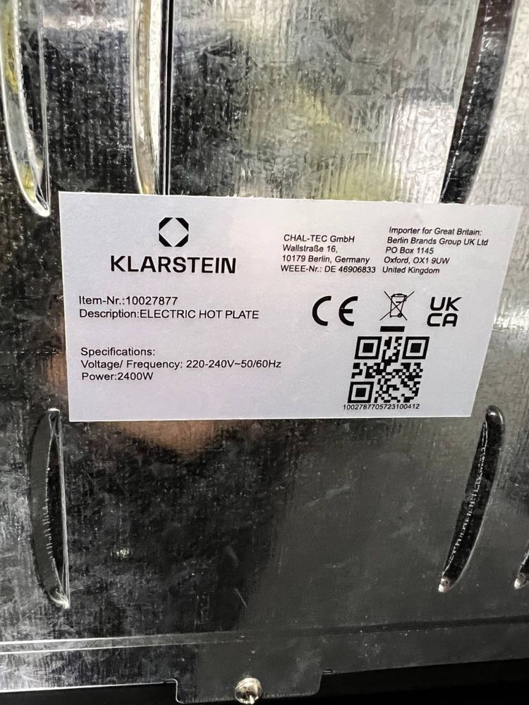 Варильна поверхня KLARSTEIN Captain Cook 2 з Німеччини 10027877