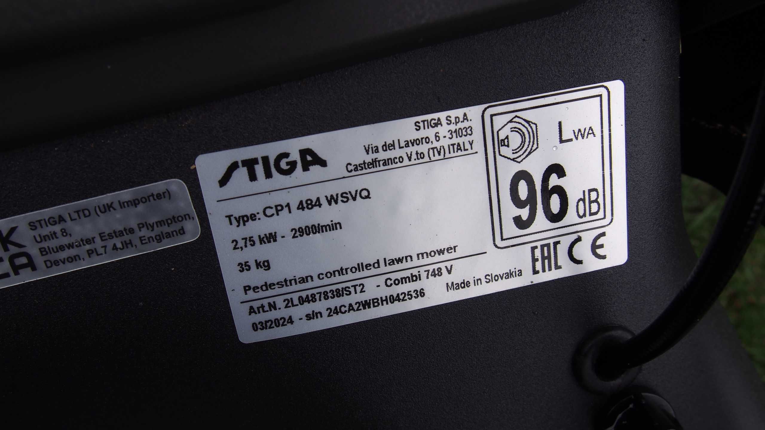 Stiga CP1 484 WSVQ Combi 748 v Kosiarka Spalinowa