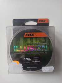 Fluocarbon Fox Illusion Trans Khaki 0,39mm/200m CML131 nowy.