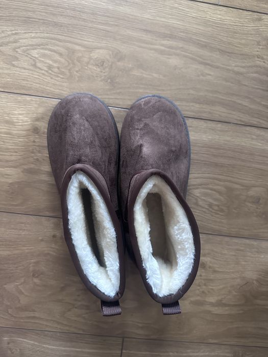 Śniegowce zima buty rozmiar 39 kolor brązowy czekolada