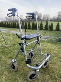 Balkonik chodzik rehabilitacyjny wózek inwalidzki lekki aluminiowy