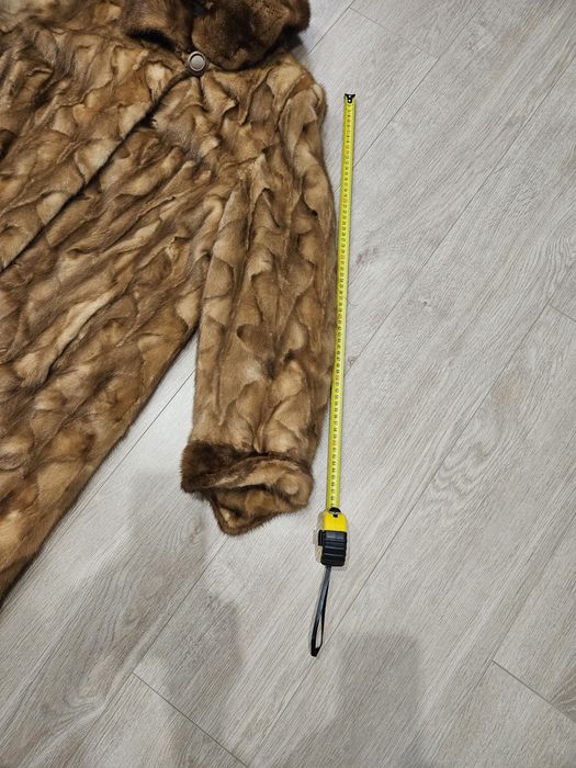 Piękne futro  z naturalnych norek