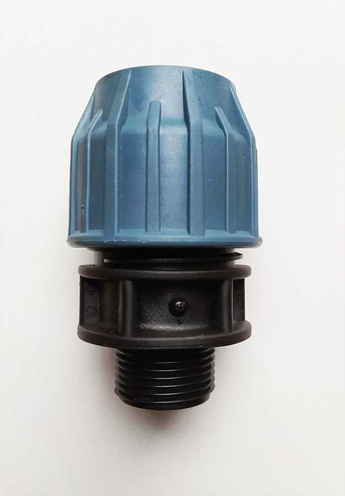 Złączka prosta PE32 mm na 1" zestaw 2 sztuki