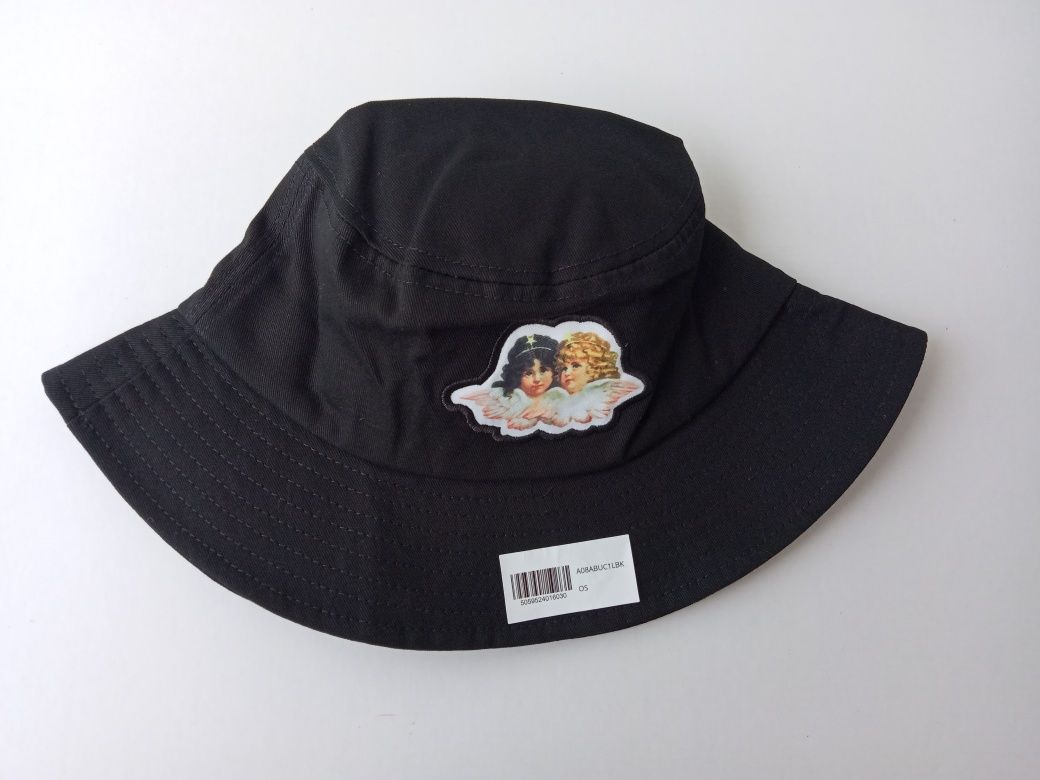Super cena Nowy oryginalny kapelusz bucket hat Fiorucci czarny