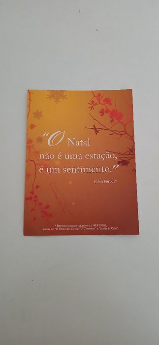 Postal com poema, de Natal