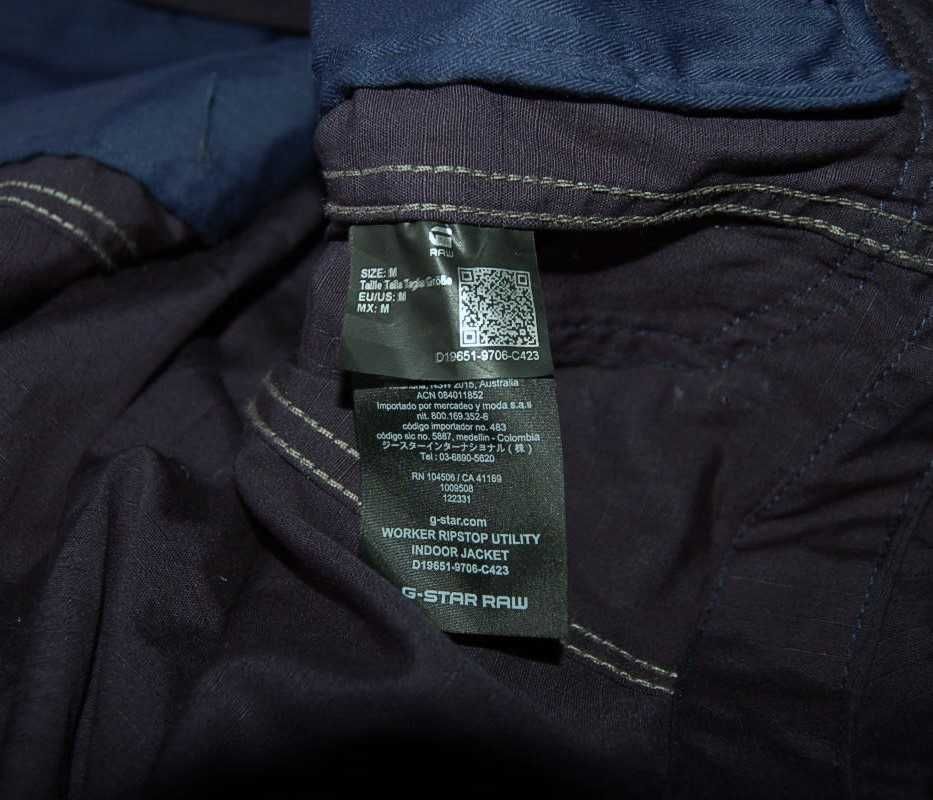 G-STAR RAW worker ripstop utility indoor jacket  ROZ.M  Kurtka  j.nowa