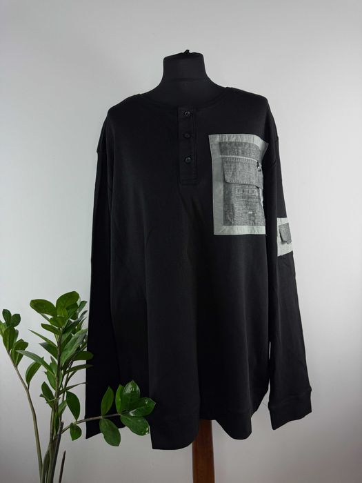 Czarna męska koszulka z długim rękawem longsleevee Rainbow 60/62