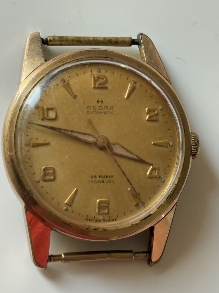 Zegarek męski Oebra Automatic 25 jewels, Swiss made, sprawny