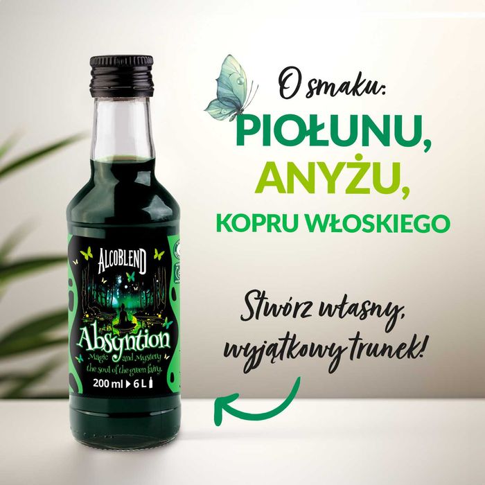 ZAPRAWKA - esencja do alkoholu ALCOBLEND - ABSYNTION - 200 ml na 6 L