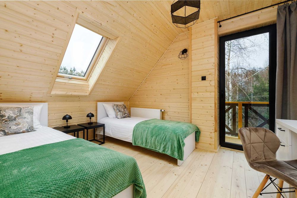 Dom letniskowy dla 11os. z podgrz. basenem, balią i sauną na Mazurach