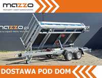 Debon Przyczepa wywrotka 360x180x35 cm DMC3500kg POMPA ELEKTRYCZNA, WYWROT NA 3 STRONY! Solidna i wytrzymała  Przyczepa wywrotka 360x180x35 cm DMC 3500kg POMPA ELEKTRYCZNA, WYWROT