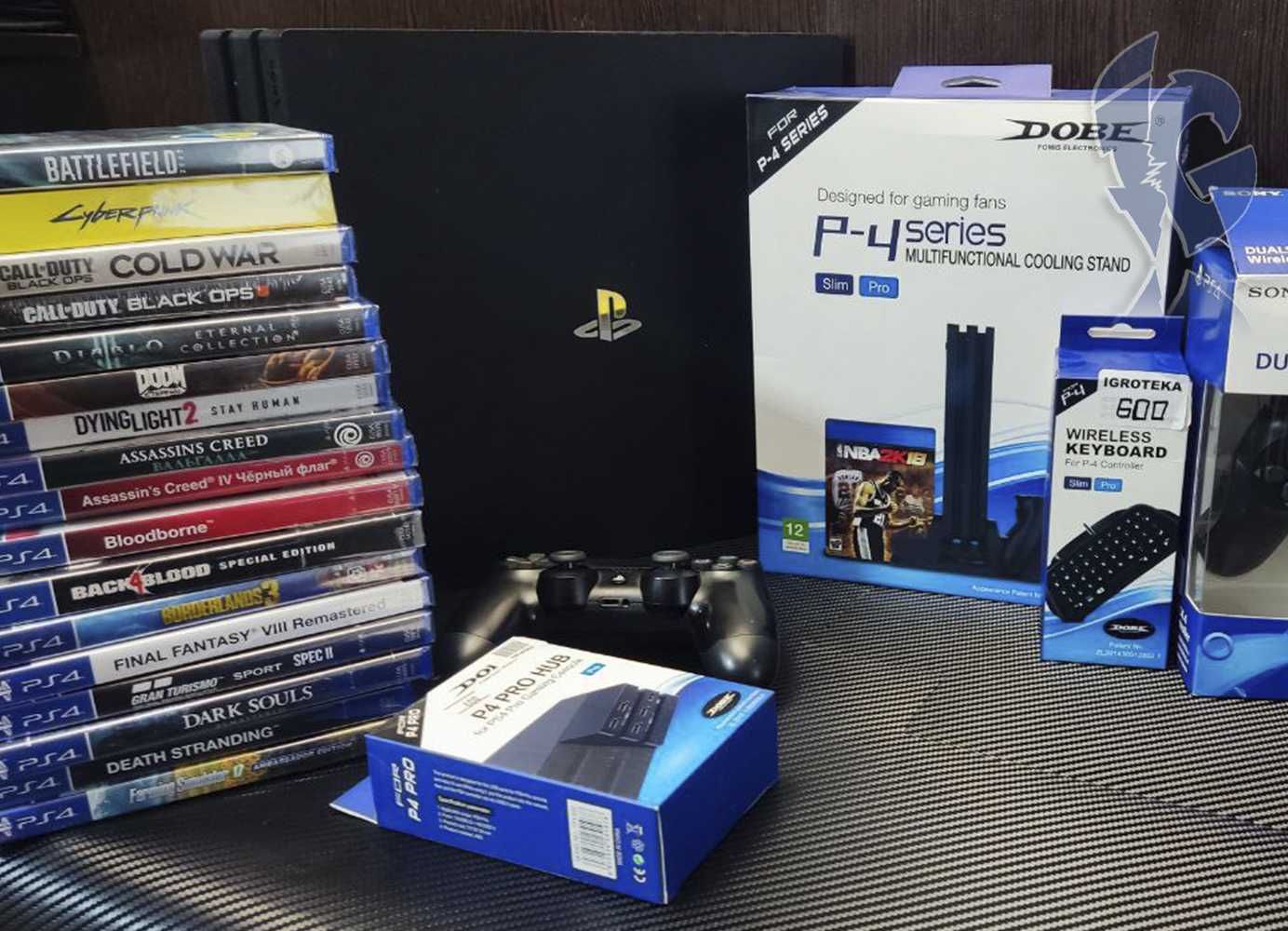 PlayStation 4 PRO 1 TB + Игры + Гарантия (Магазин Игротека)