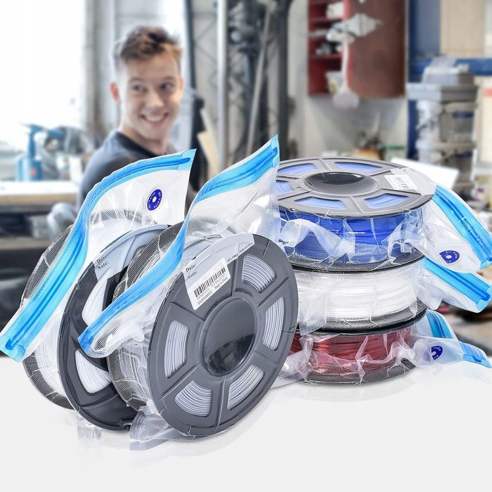 Pompka USB, 10 worków próżniowych z pojedynczą rolką filamentu