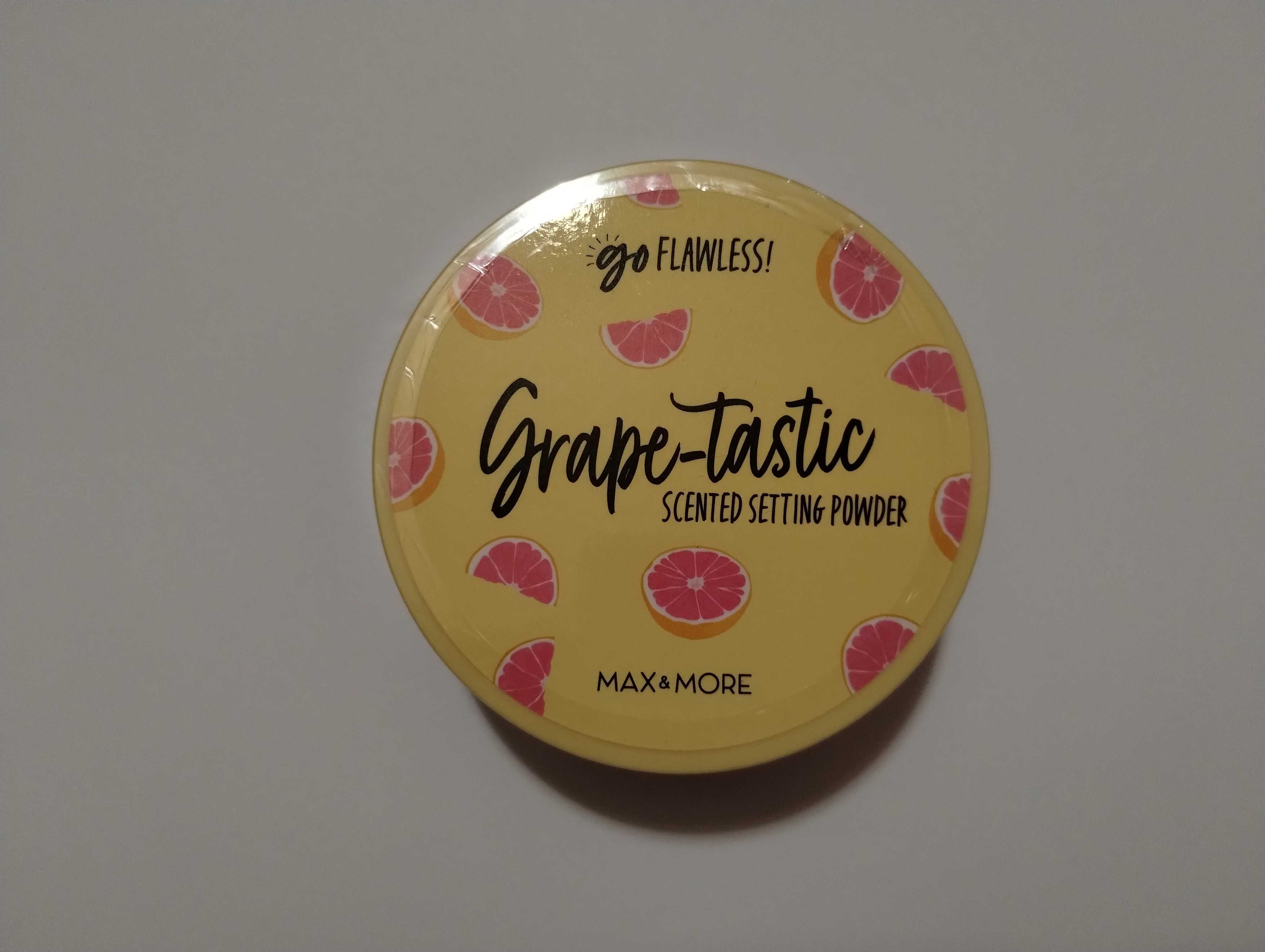Nowy Puder sypki scalający MAX&MORE GRAPE-TASTIC
