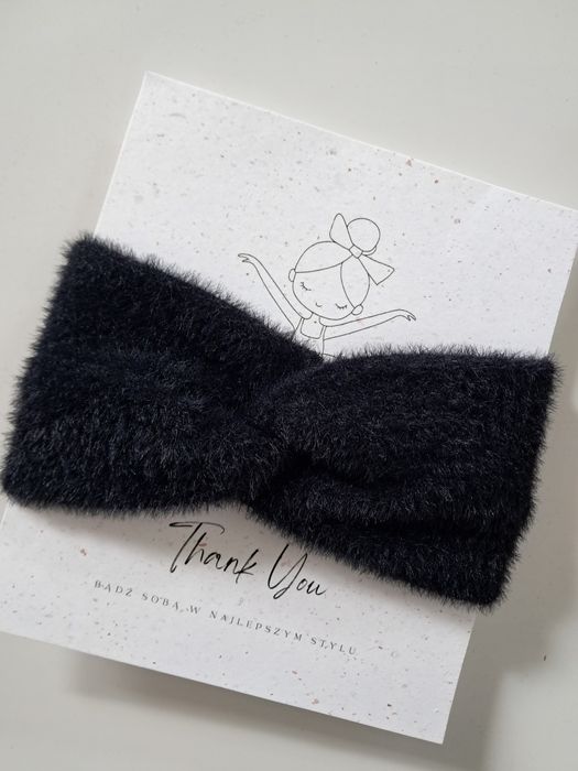 Opaska na głowę alpaka uniwersalna handmade