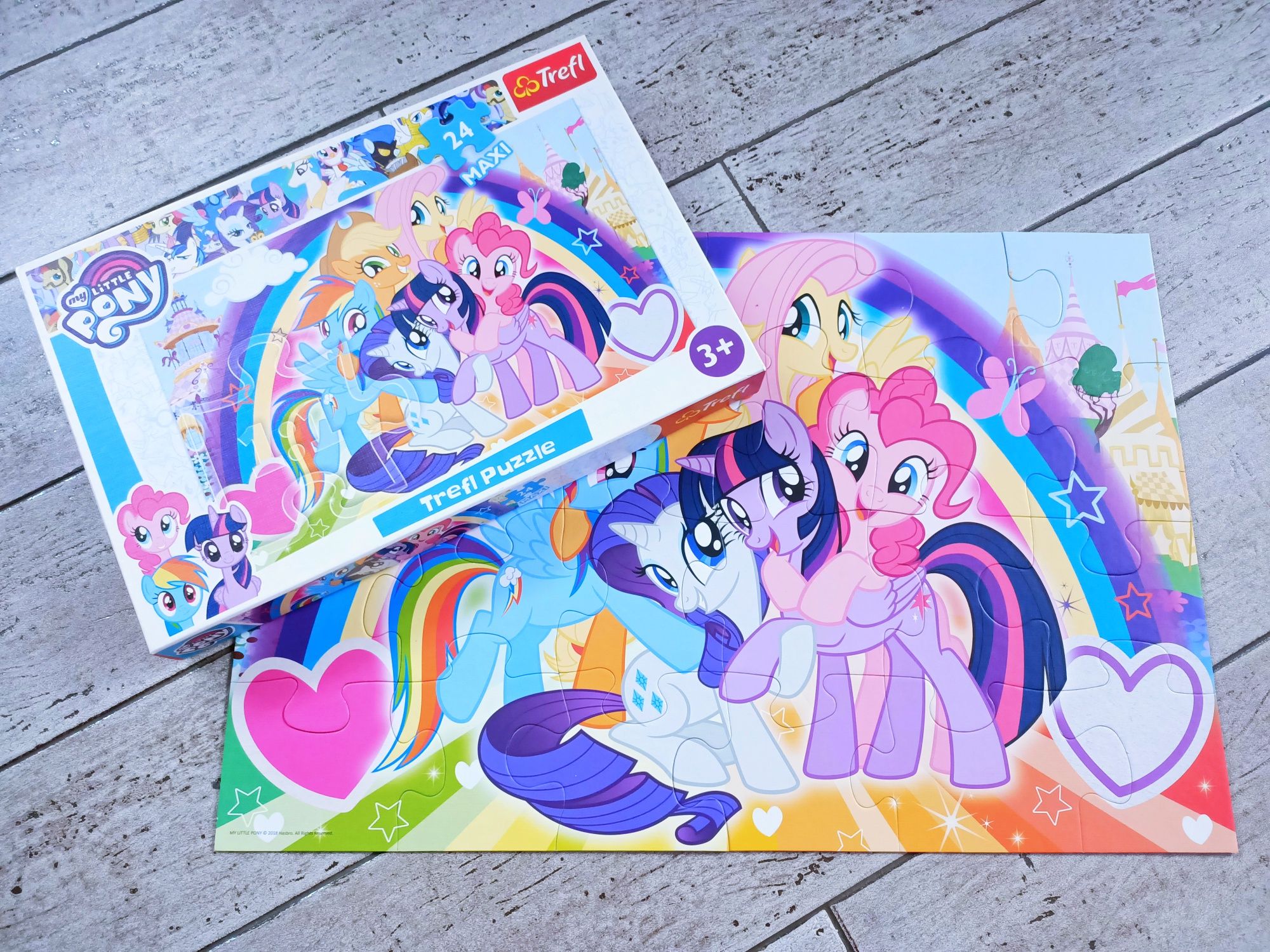 My Little Pony - maskotka kucyk duża + puzzle + książeczka