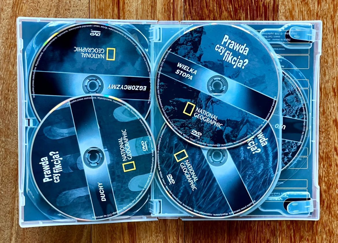 9xDVD National Geographic - Prawda czy Fikcja? - zestaw