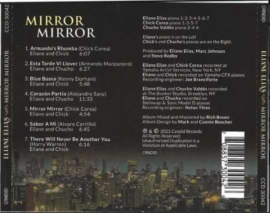 cd: Eliane Elias – Mirror Mirror