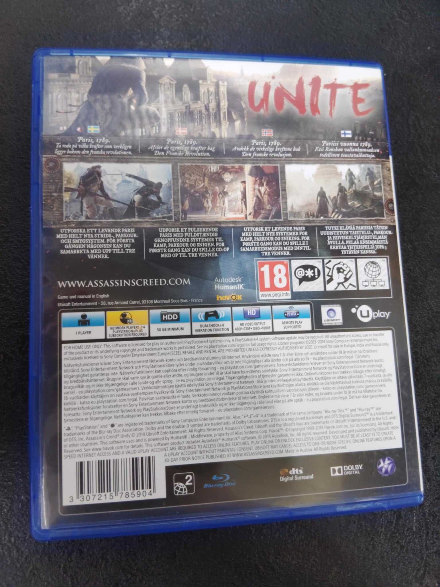 Assassin's Creed Unity PS4 Polskie napisy są w grze