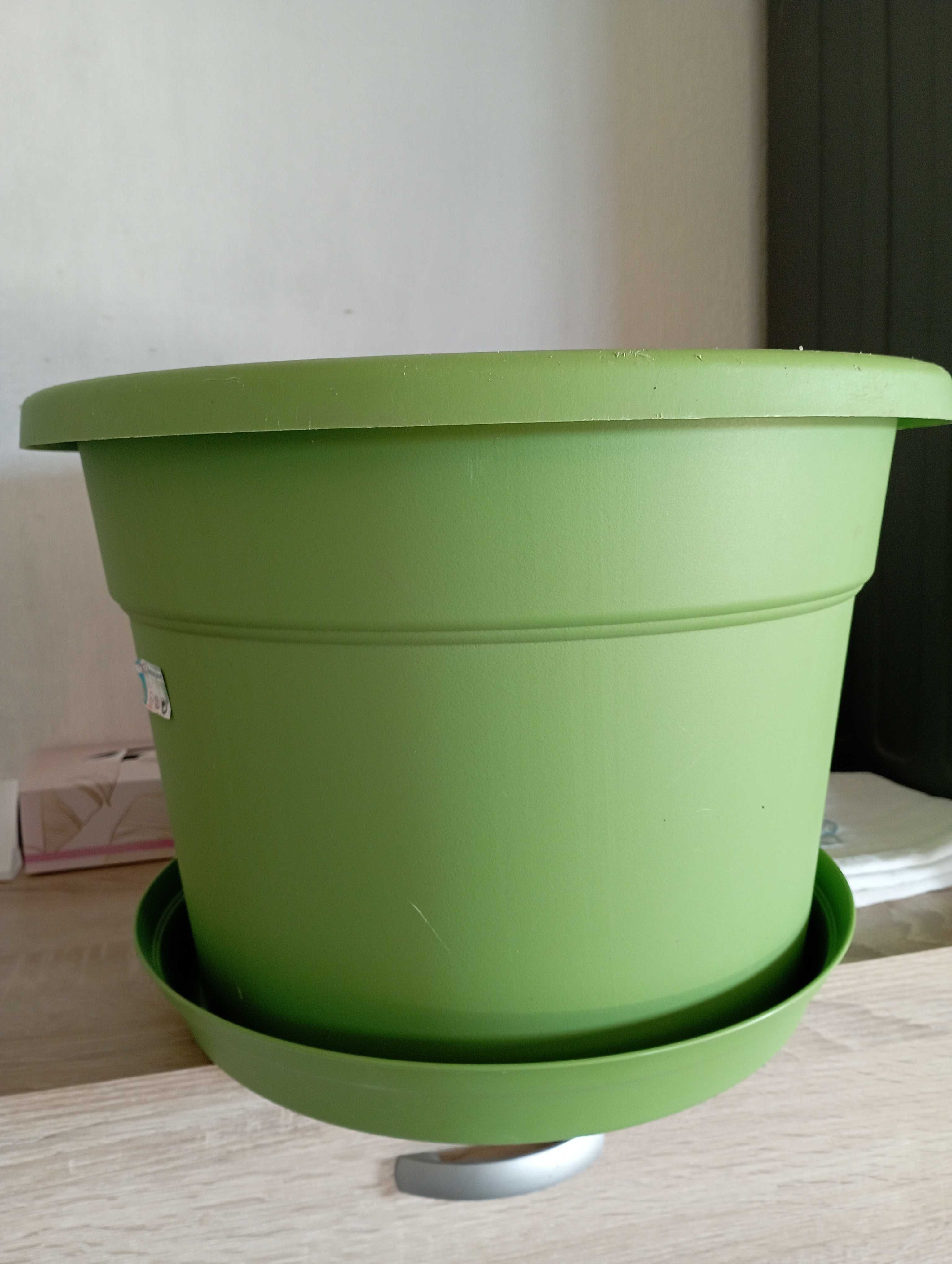 Vaso plástico verde