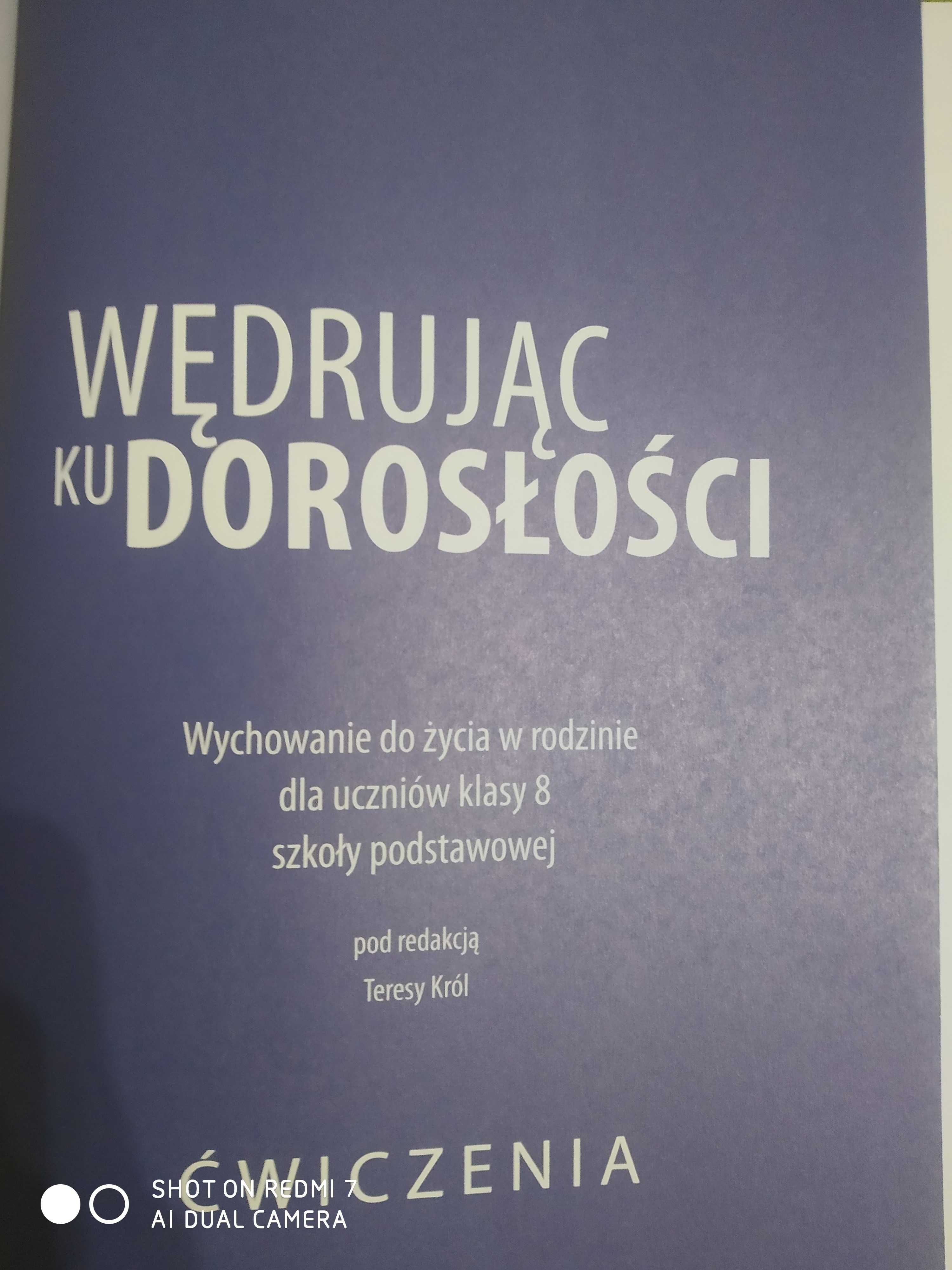 Wędrując ku Dorosłości ćwiczenia klasa 8