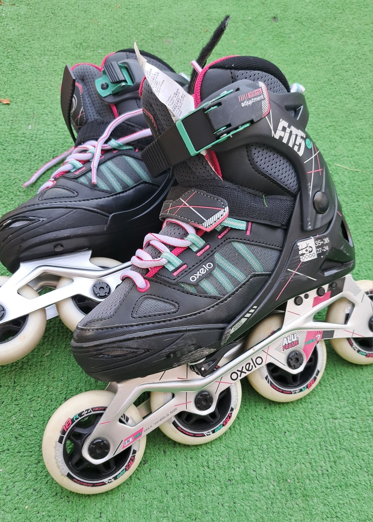 Patins em linha.