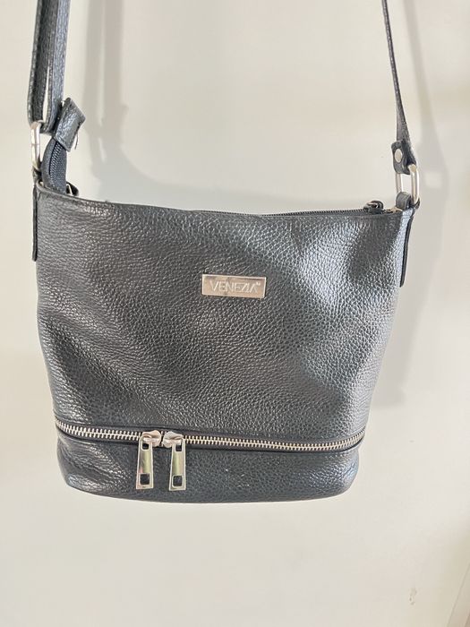 Skórzana mala torebka Venezia