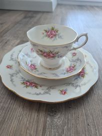 Zestaw śniadaniowy, kolekcjonerski Royal Kent angielska porcelana