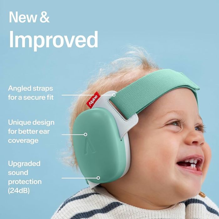 Бируши, защит. наушники Alpine Muffy Baby для младенцев ,24 дб