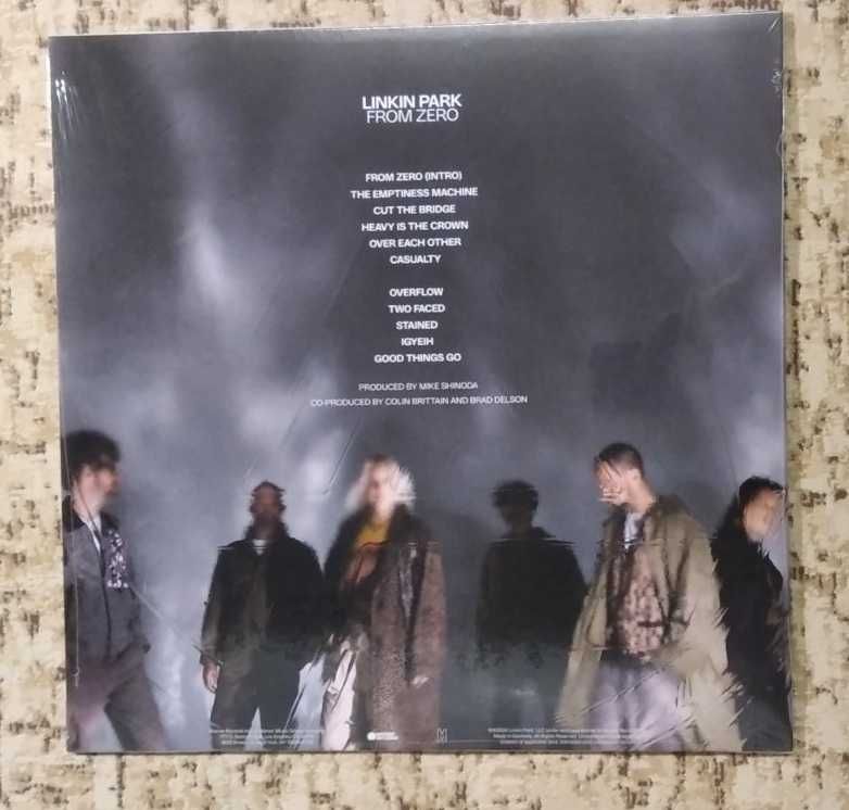 Linkin Park - From Zero LP Translucent Petrol Blue Vinyl edition 2024