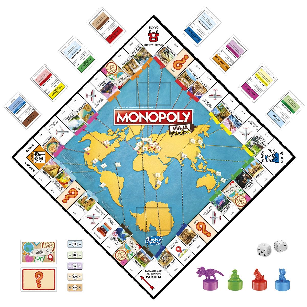 Jogo de tabuleiro : Monopoly - Viaja pelo mundo