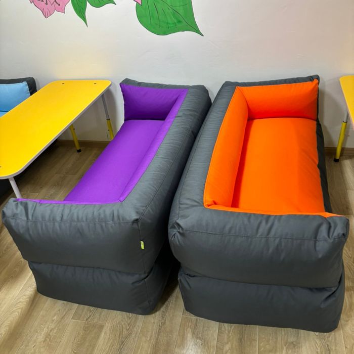 Диван бескаркасный, кресло мешок, пуф с наполнителем