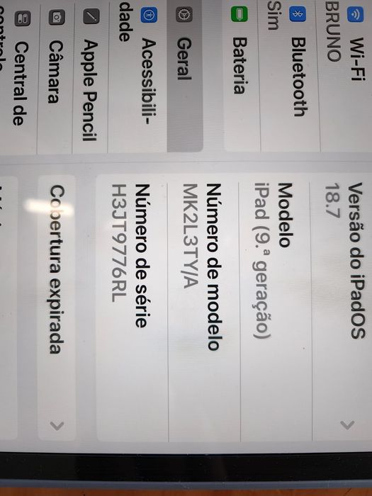 Ipad 9 Geração como novo