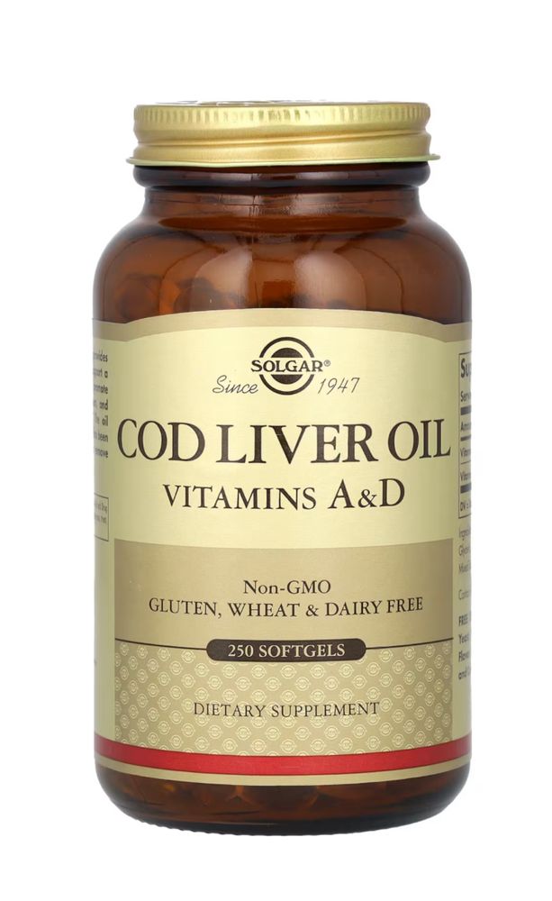 Solgar Cod liver oil Vatamins A & D