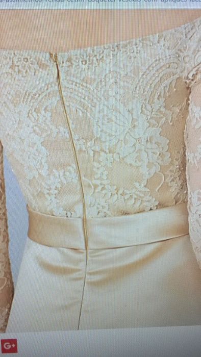 vestido cocktail ou noiva curto assimétrico em cetim champanhe