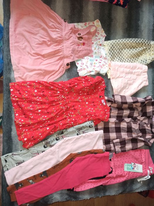 Paczka ubrań dla dziewczynki 98